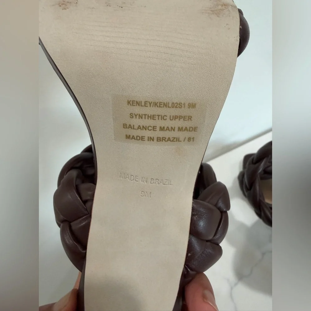 Steve Madden Size 9 Kenley Woven Slide Sandal - Picture 7 of 14